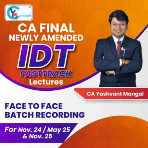 CA Final IDT Fasttrack Batch