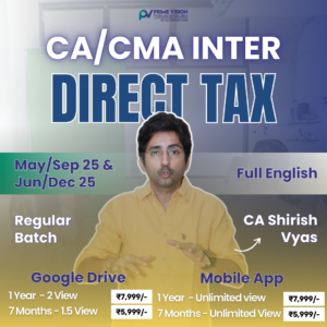 CA INTER May/Sep 25 & Jun/Dec 25 Regular Batch