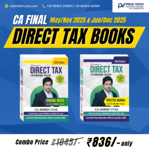 CA FINAL DIRECT TAX BOOKS 2025