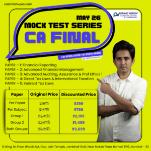 CA FINAL MOCK TEST SERIES for MAY 2026
