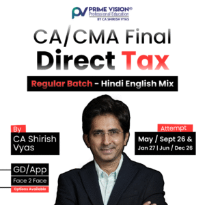 CA/CMA FINAL DT May / Sept 26 & Jan 27 | Jun / Dec 26 - Regular Batch