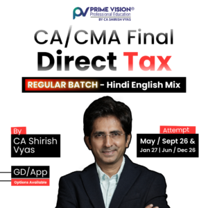 CA/CMA FINAL DT May / Sept 26 & Jan 27 | Jun / Dec 26 - Regular Batch