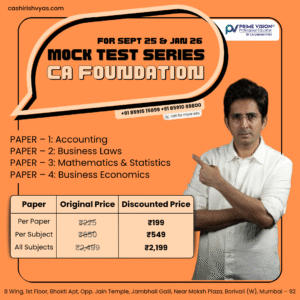CA FOUNDATION MOCK TEST SERIES new price