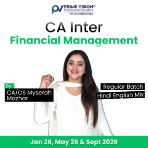 CA Inter FM CA_CS Myserah Mazhar