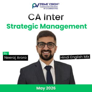 CA Inter SM Exam Oriented May 2026 By Neeraj Arora