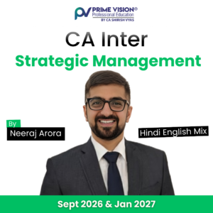 CA Inter SM Regular Batch Sept 2026 & Jan 2027 By Neeraj Arora